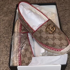 Gucci GG matelasse canvas espadrille